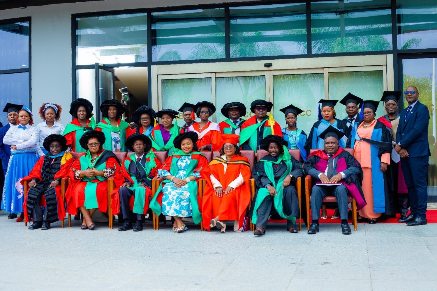 The MCHS Management Team poses for a group photograph during the 2025 Graduation Ceremony